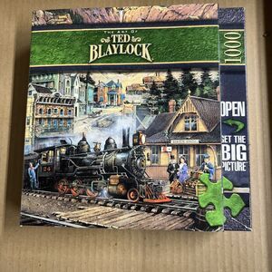 The Art Of Ted Blaylock 1000 Piece Puzzle Masterpieces Depart Of Silver Gulch